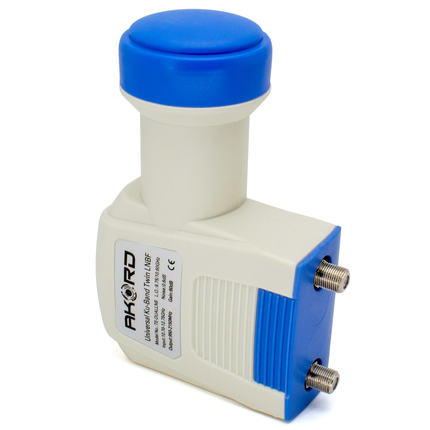 Commutateur/répartiteur Antenne TV Satellite DVB-T 2 Voies - Compatible 4K, Fréquence 5-2500 MHz