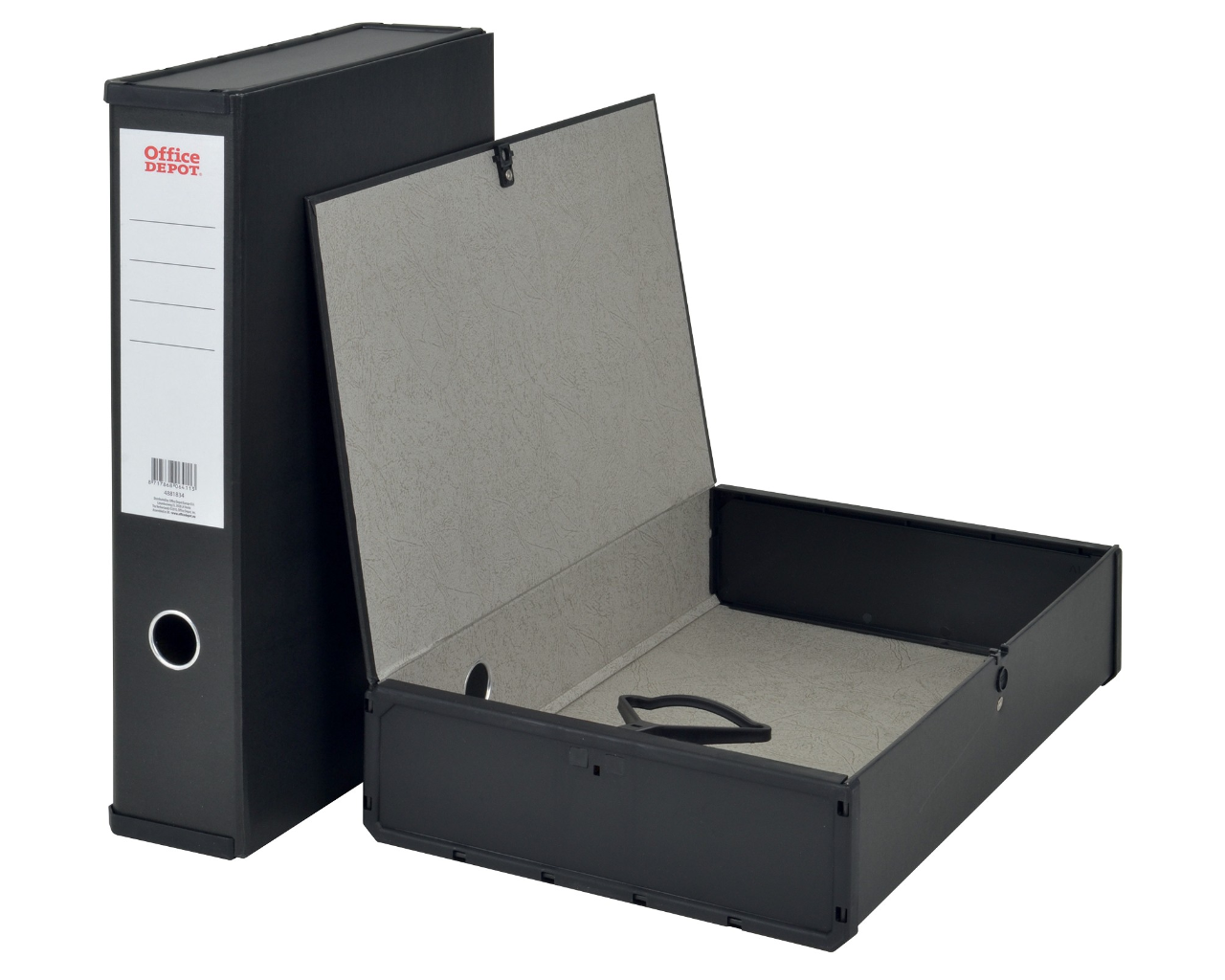 OD Box File A4 with 500 Sheet Capacity Each Black Akord Team